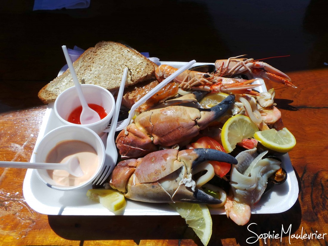 Les plats à manger en Écosse - Définitivement un plateau de fruits de mer !